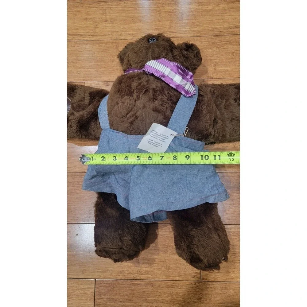 Vintage‎ Hugglebeary Arm Puppet Milwaukee Mole Inc 1986 Bear Plush Handmade